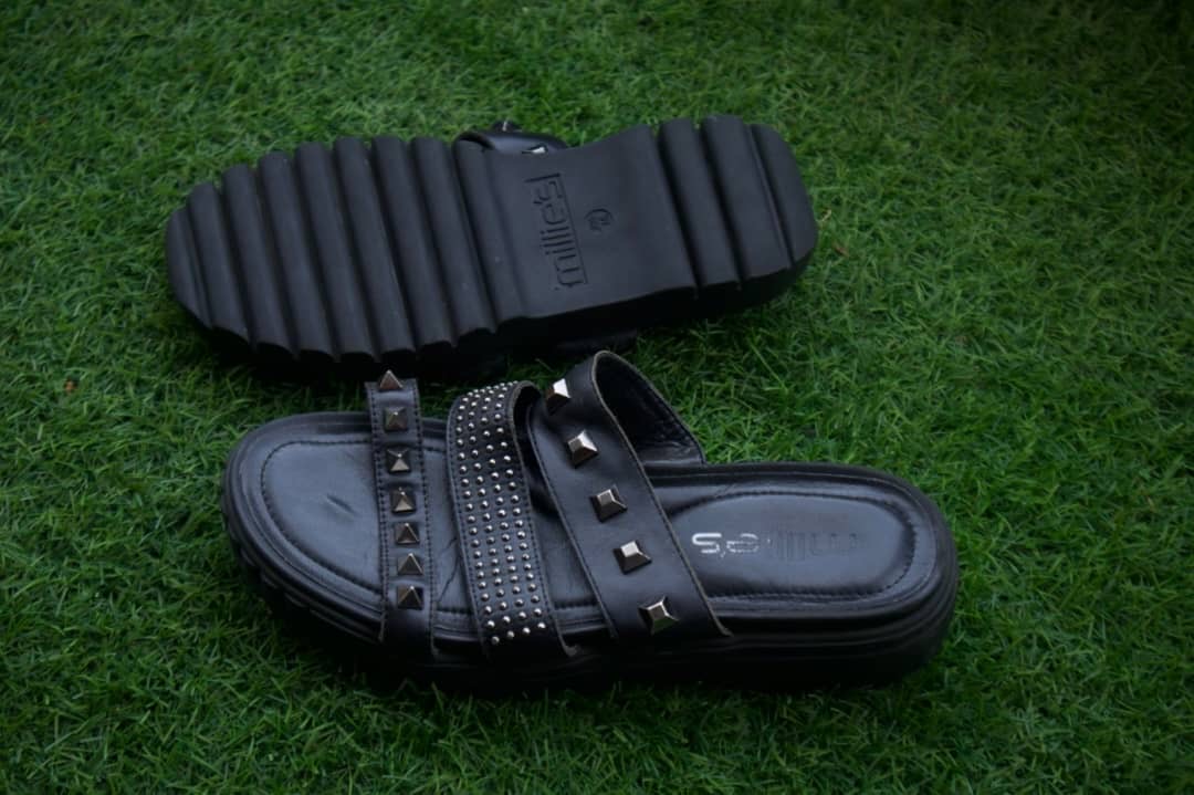 Back View of Leather Sandals (Size 36)