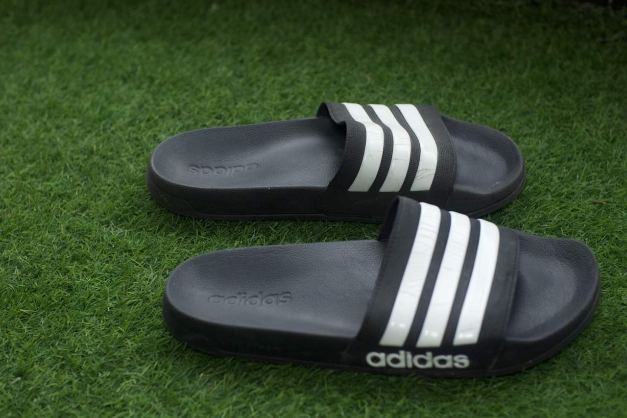 Back View of adidas slide