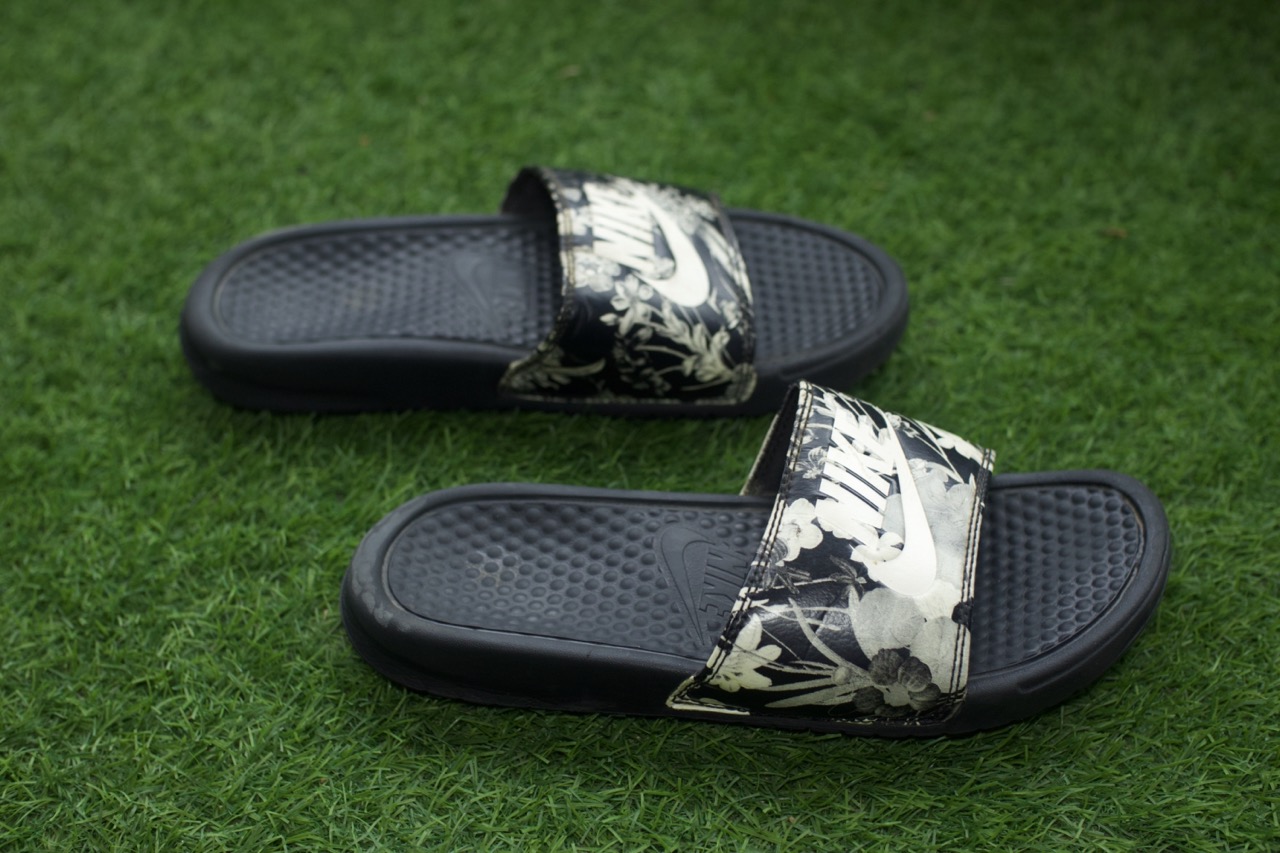 Back View of Nike Slides