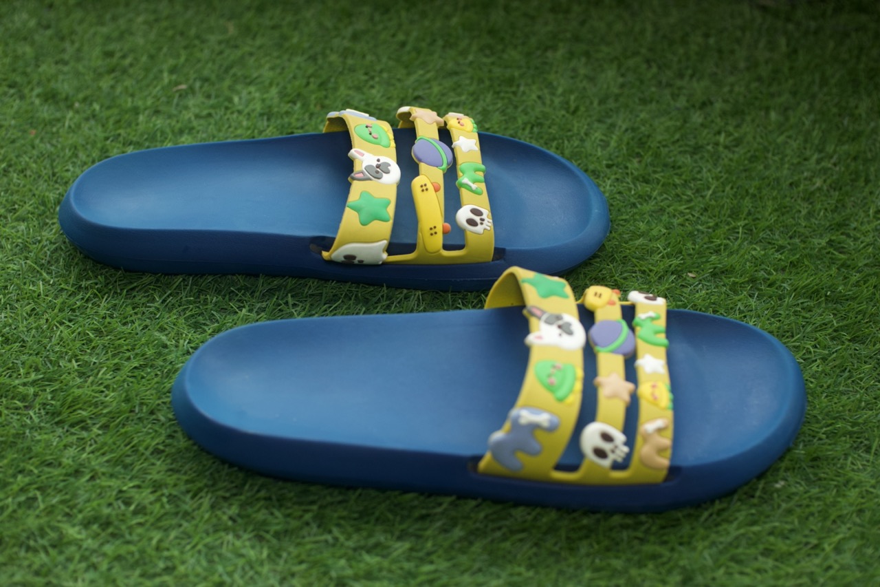 Back View of Fluffy Character Slides