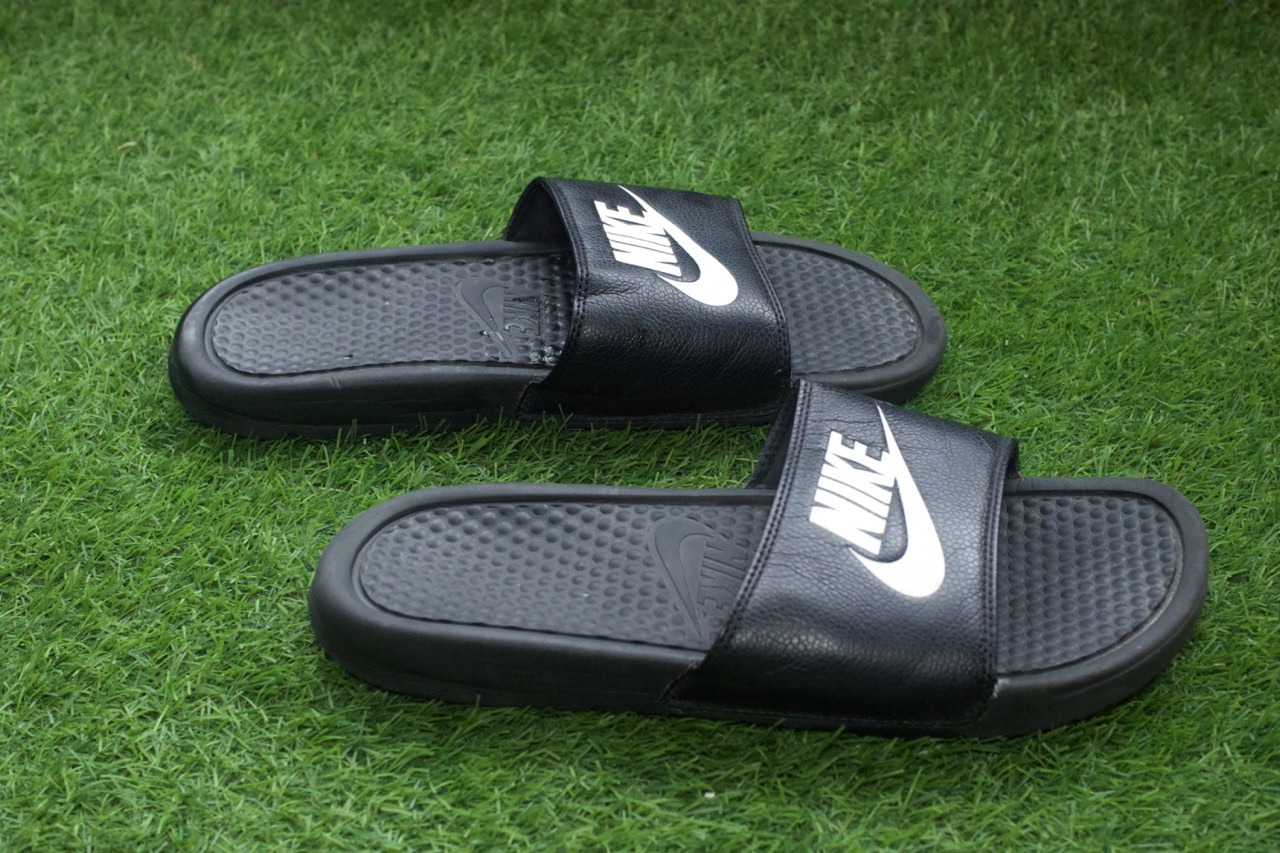 Back View of Nike Slides
