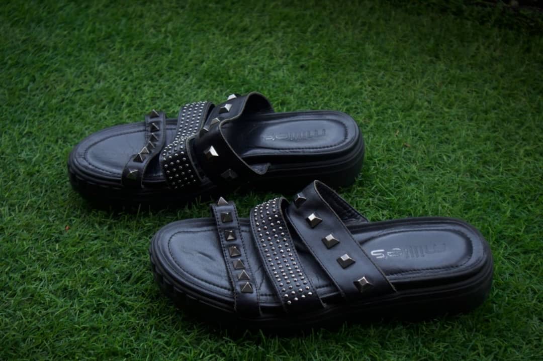 Front View of Leather Sandals (Size 36)